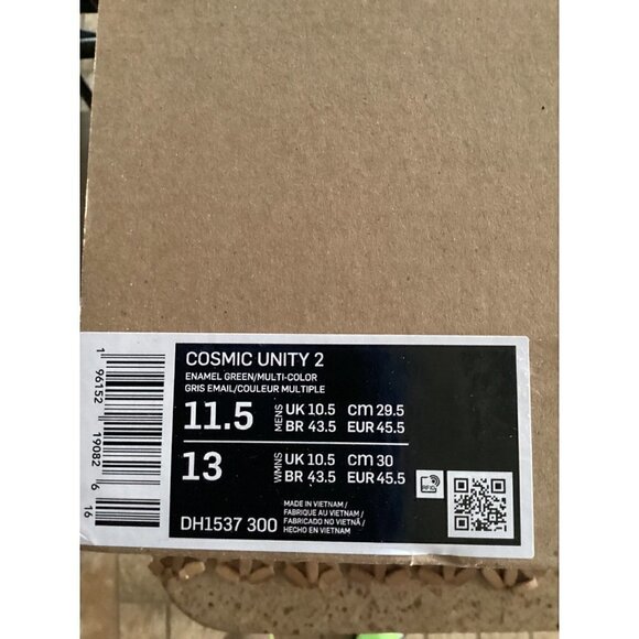Nike Cosmic Unity 2 Baskerball Shoes Size 11.5 Color: Enamel Green / Iron Grey - Picture 6 of 12
